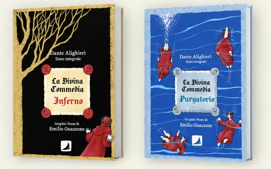 Lucca Comics 2026, la Divina Commedia a fumetti di Emilio Guazzone in testo integrale: Inferno e Purgatorio, Edizioni Voilier